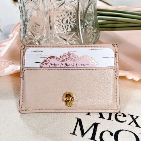 Alexander McQueen Baby Pink Cardholder