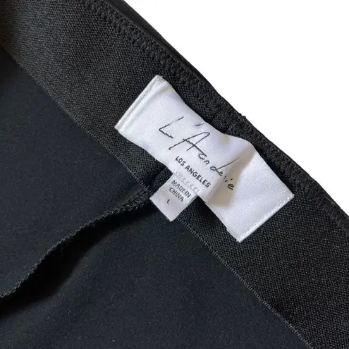 L'Academie x Marianna Hewitt Anouka Knit Slim Pant in Black