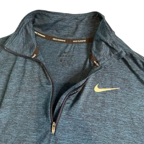 Nike  Element Running Shirt Long Sleeve 1/2 Zip Thumb Holes Womens Size XS