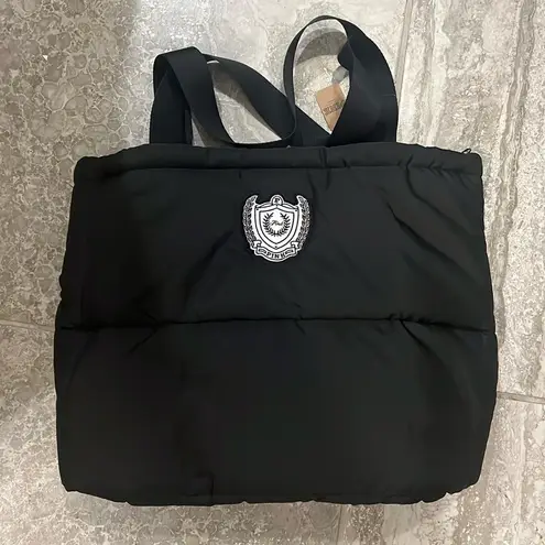 PINK - Victoria's Secret PINK Victoria’s Secret Quilted Tote Bag, Black New w/Tag Retail $49.95