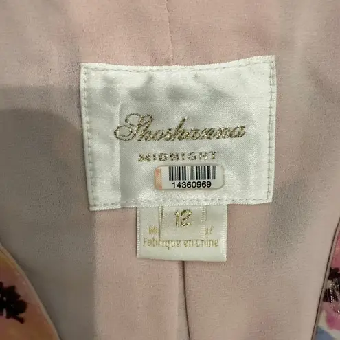 Shoshanna Zahra Floral Gown in Pink Multi, Size US 12