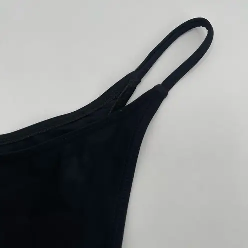 VIX Cheeky Swim Bottoms Size 8 Black NWT Solid Paula Hermanny Resort Beach Vaca