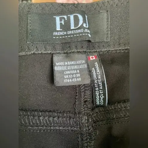 FDJ French dressing jeans size 8 with stretch.‎ Black Dress Pants GUC! Blue
