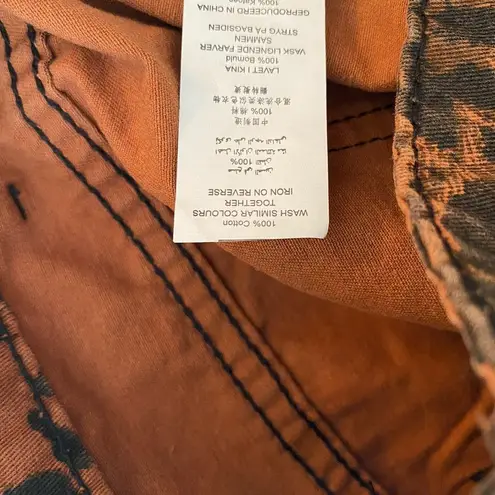 Missguided Leopard Print Denim Mini Skirt Sz 8