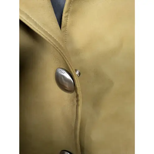 APPARIS Indio Jacket in Sepia Sueded Faux Leather Short Coat Women's Large Tan