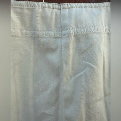St. John Sport Cream Wide Leg with Gold Hardware Classic Pants Women’s Size 6