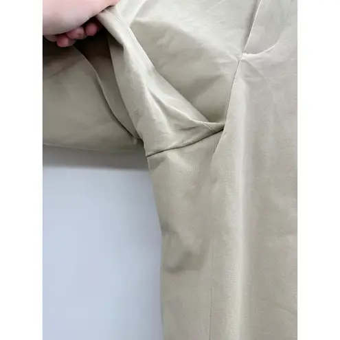 Crown & Ivy  NWT Cary Straight Leg Pants Size 20W Beige Stretch Workwear