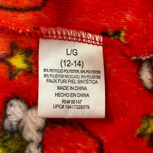 Dr. Seuss Grinch One Piece Hooded Pajamas Size Large 12/14