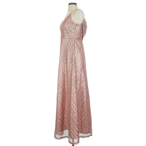 Weddington Way Florence Gown | Formal Wedding Guest | Blush Pink Sparkle| Size 2