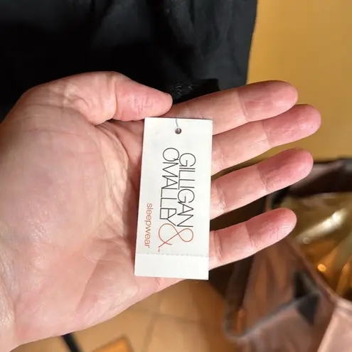 NWT Gilligan & O'Malley Black Cardigan Sweater with Open Front Sz Medium / Large