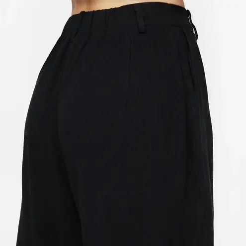 Disturbia Aya Embroidered Linen Blend Balloon Pants Size 4 NWT Black