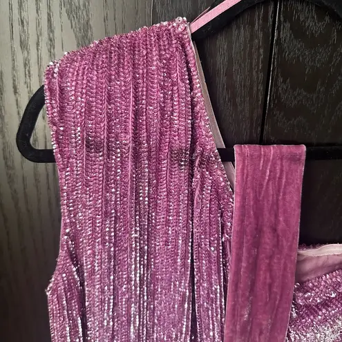 Retrofête Ella Sequin Dress Pink