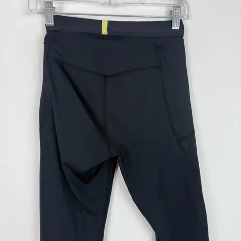 Hoka One One Novafly Run Tight 25'' Leggings Black Size Small S EUC