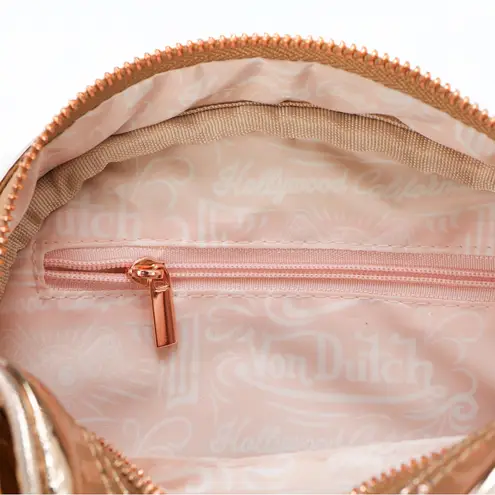 Von Dutch | Rose Metallic Gold Mini Bowling Bag