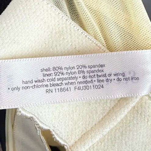 Cacique Swim By Ruffled Tankini Swimsuit Top Women Plus 26 Shelf Bra Beach NWT