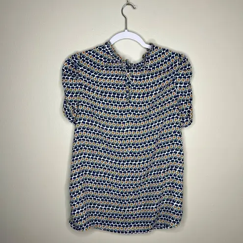 Ophelia Roe Women's Geometric Print Short Sleeve Top S