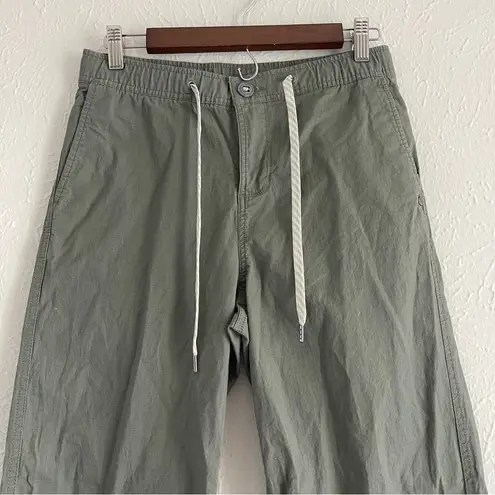 Vuori Women's Ripstop Wide Leg Pants Size Small Army Green