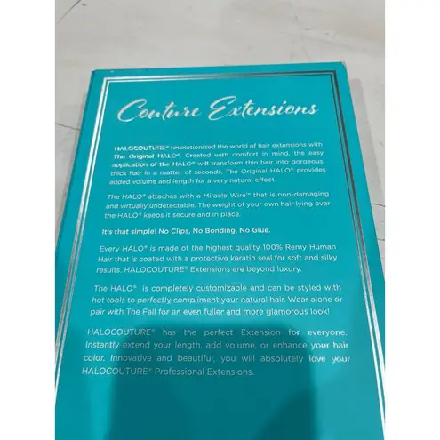 Couture extensions original halo 16" color 6 genuine 100% REMY human hair