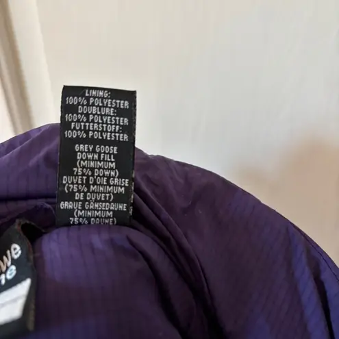 Lowe Alpine Women’s Size Small Purple Puffer Jacket Quilted Down Stuffed Coat