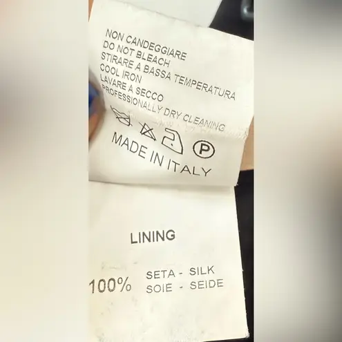 LUCA LUCA Silk Blend Pencil Skirt Black IT 44 (US 8) Made in Italy