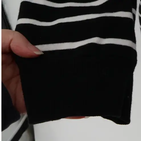 Charter Club Black White Stripe Hooded Toggle Jacket Womens Nautical Fisherman Plus Size 3X