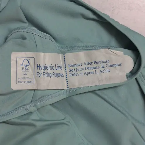 ANDIE The Skirt Bottom Attached Bikini Bottom CABLU Blue Swim Swimwear S New