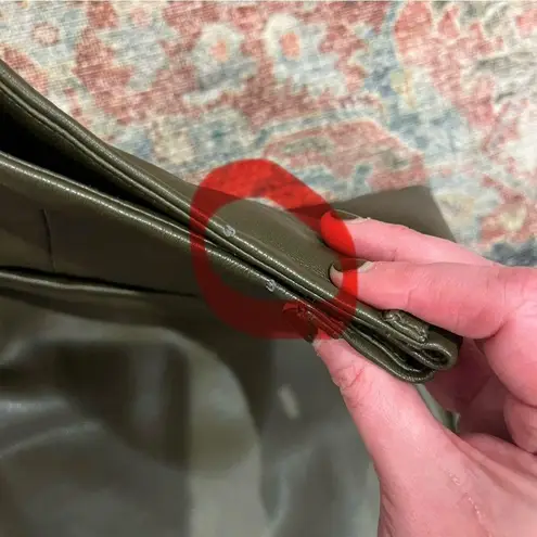 Avec Les Filles ‘Flared Faux Leather Pants’