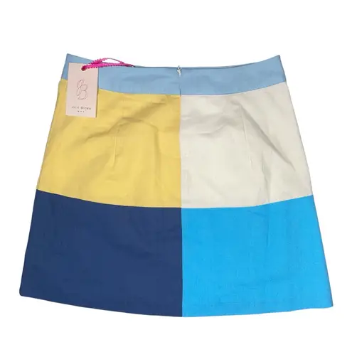 Julie Brown Colorblock Mini Skirt size 4 NEW