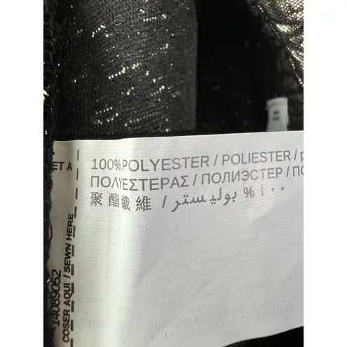 MNG Casual Metallic Textured Mini Skirt with Bow Detail Women's Size XS Gold