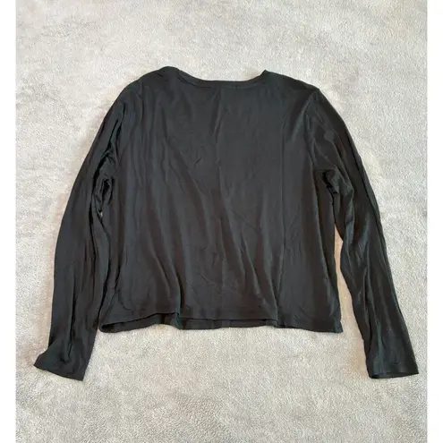 Nuuds Long Sleeve Top Black Size M