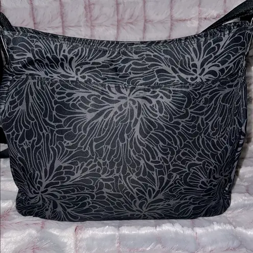 Baggallini Black Crossbody Bag with Elegant Textured Design