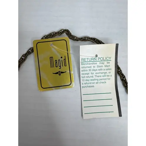 NWT Vintage Magid sequin black formal with bag chain handle