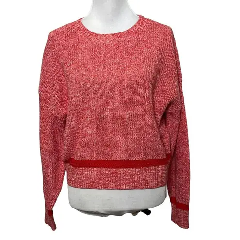 Sweaty Betty  Sunday Marl Knitted Sweater Red Women’s Size XS Organic Cotton