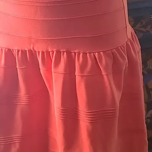 Maje Orange Sleeveless Mini Dress