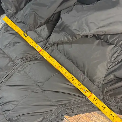 ADD Down Women's Sz 4 Brown Belted Puffer Oversized Shawl Pillow Hood Goose Down