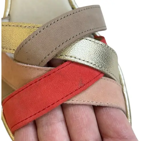 Fly London EUC Leather Cune Sandals Size 9 - 9.5