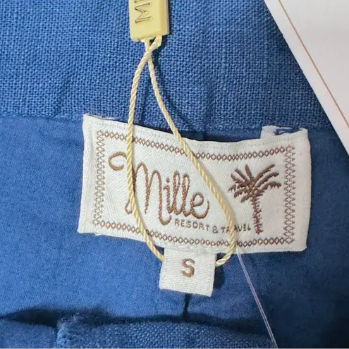 mille Women's Maxwell Short in Navy Linen