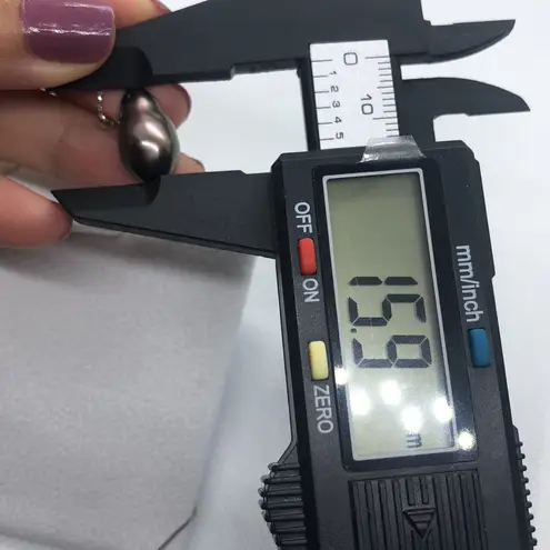 Authentic Tahiti 18k solid gold multi color pearl adjustable necklace