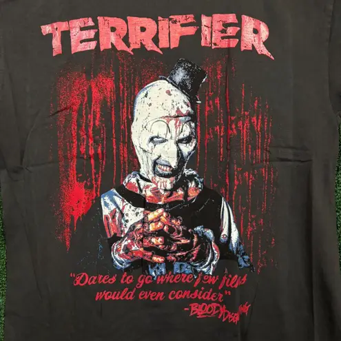 Bloody Disgusting x Terrifier Art the Clown Horror T-Shirt Size Medium