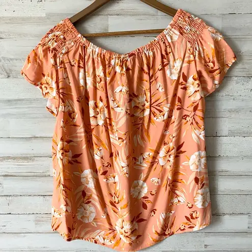 Harvé Benard NWT Harve Benard Peasant Floral Top Large