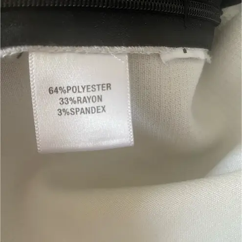 Victor Alfaro White Black Colorblock Skirt Size X Small