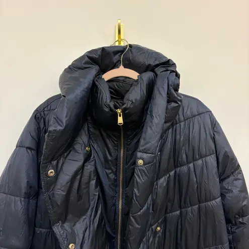 Barbour Coat Orchy Hooded Quilted Navy Winter Puffer Coat Women’s Plus Size 1X