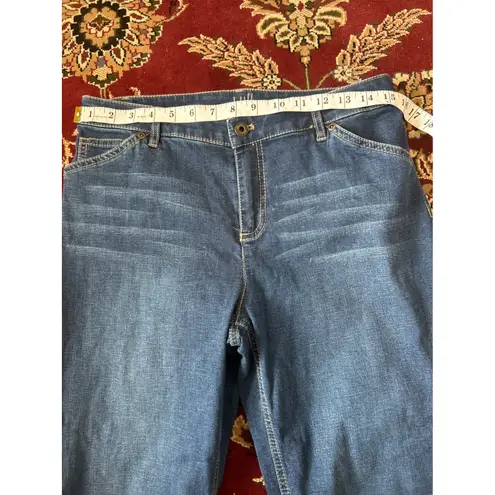 J Jill Womens Crop Jeans Stretch Denim Blue Size 10 Tried & True Fit