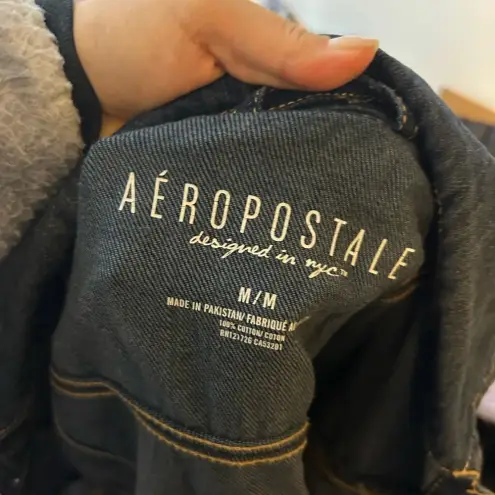 Aeropostale  Dark Wash Boxy Denim Jacket