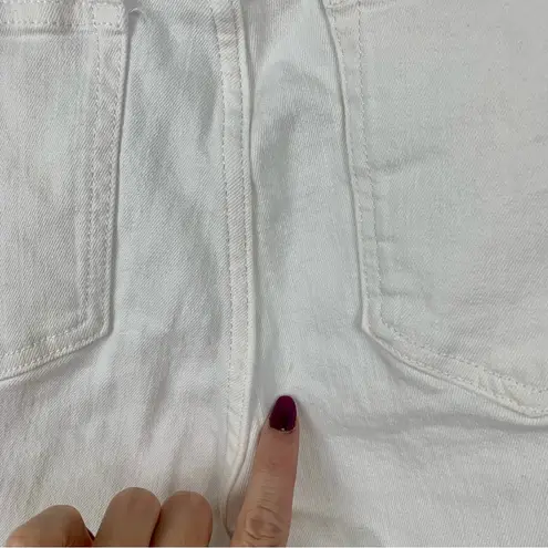 Elizabeth and James Off White High Rise Flare Jean, 6/28