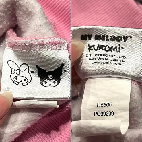 β
Sanrio Kuromi & My Melody x Dumbgood Split All Over Print Hoodie β
Pink