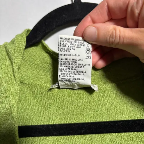 White Stag VTG 90s Green One Button Cardigan Sweater Babydoll Fairy Grunge Boho Womens L