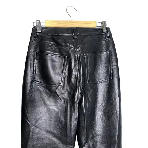 Wilfred  Aritzia Melina Vegan Faux Leather High Waisted Pants Women's Size 10