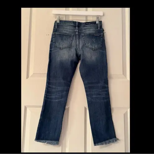 Rock & Republic 1108  Blue Ankle Cropped Jeans Size 2 (27x25)