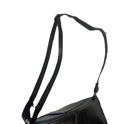 AZA Gothic Heart Bat Wing Backpack Black Lace Trim Faux Leather Mini Bag Purse